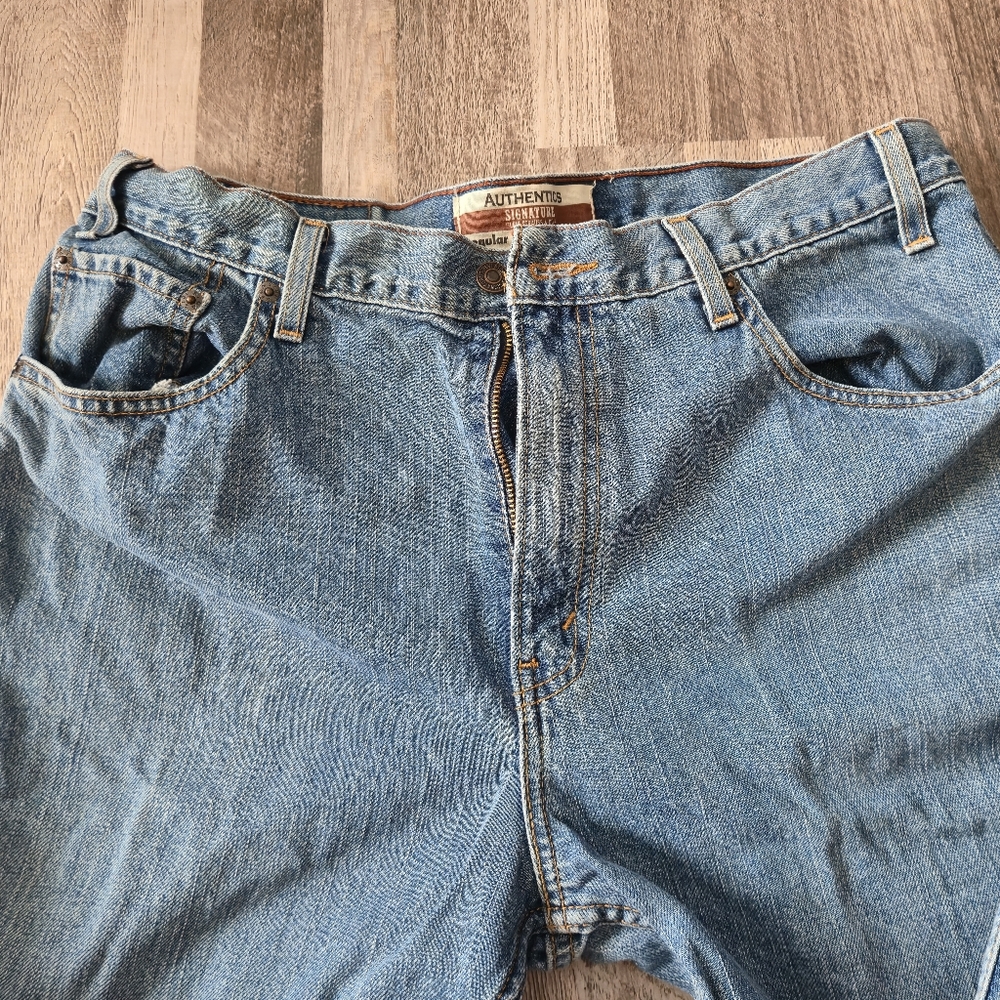 Signature by Levi Strauss & Co. 36x34 Mens Relaxed Regular Straight Jeans Y2K - Picture 5 of 15